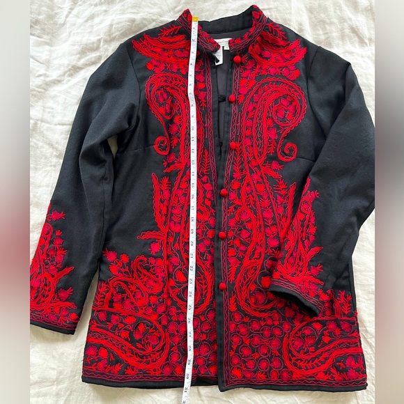 Embroidered Wool Jacket Women’s Size M - Picture 9 of 9